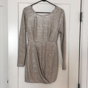 BCBGeneration gold dress